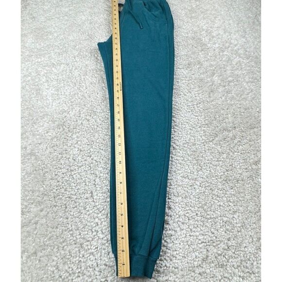 Zyia Active Sleepover Jogger Sweatpants Emerald Teal Green - Picture 10 of 12